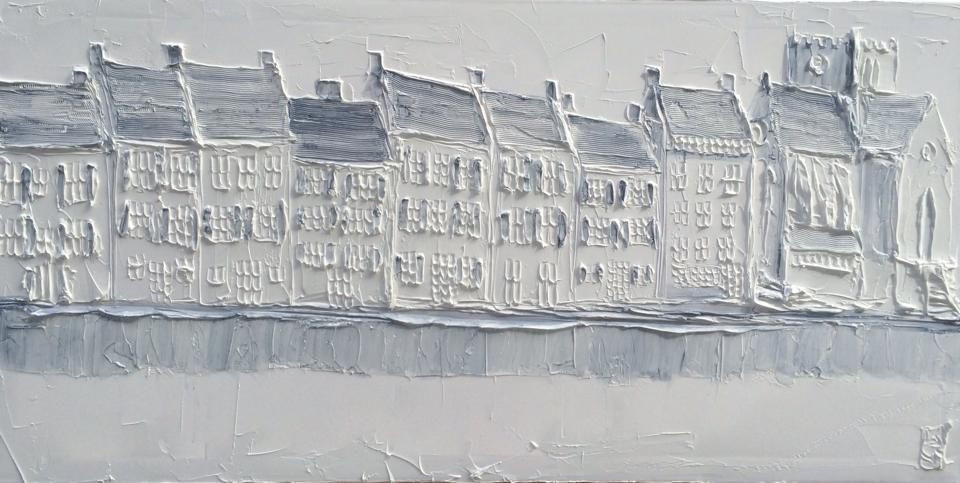 Barfleur 50 Cm X 100 Cm Sculpted Oil Paint On Canvas 2016