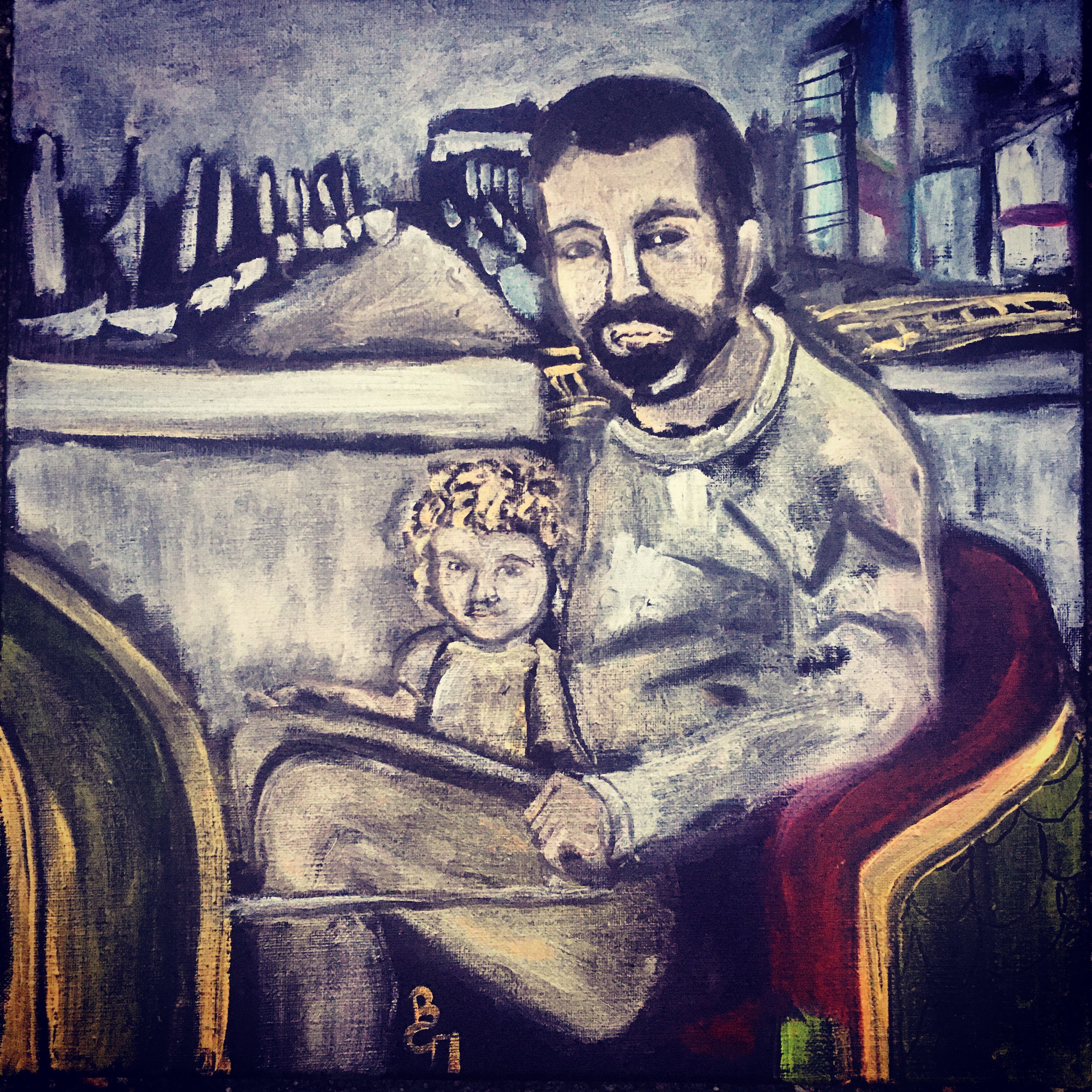 Charles Anastase and Ruben at the fair