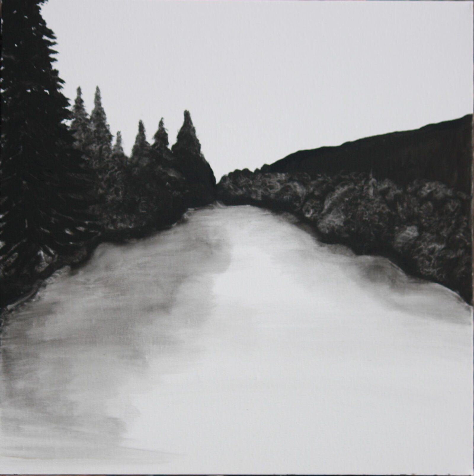 Chattahoochee River 50 Cm X 50 Cm Oil On Canvas 2019