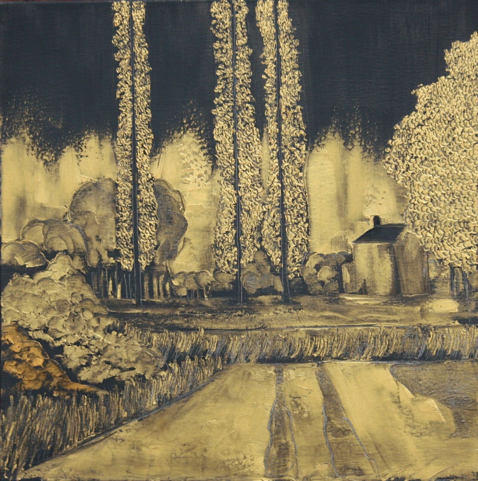 Countryside Reflections 50 Cm X 50 Cm Oil On Canvas 2019