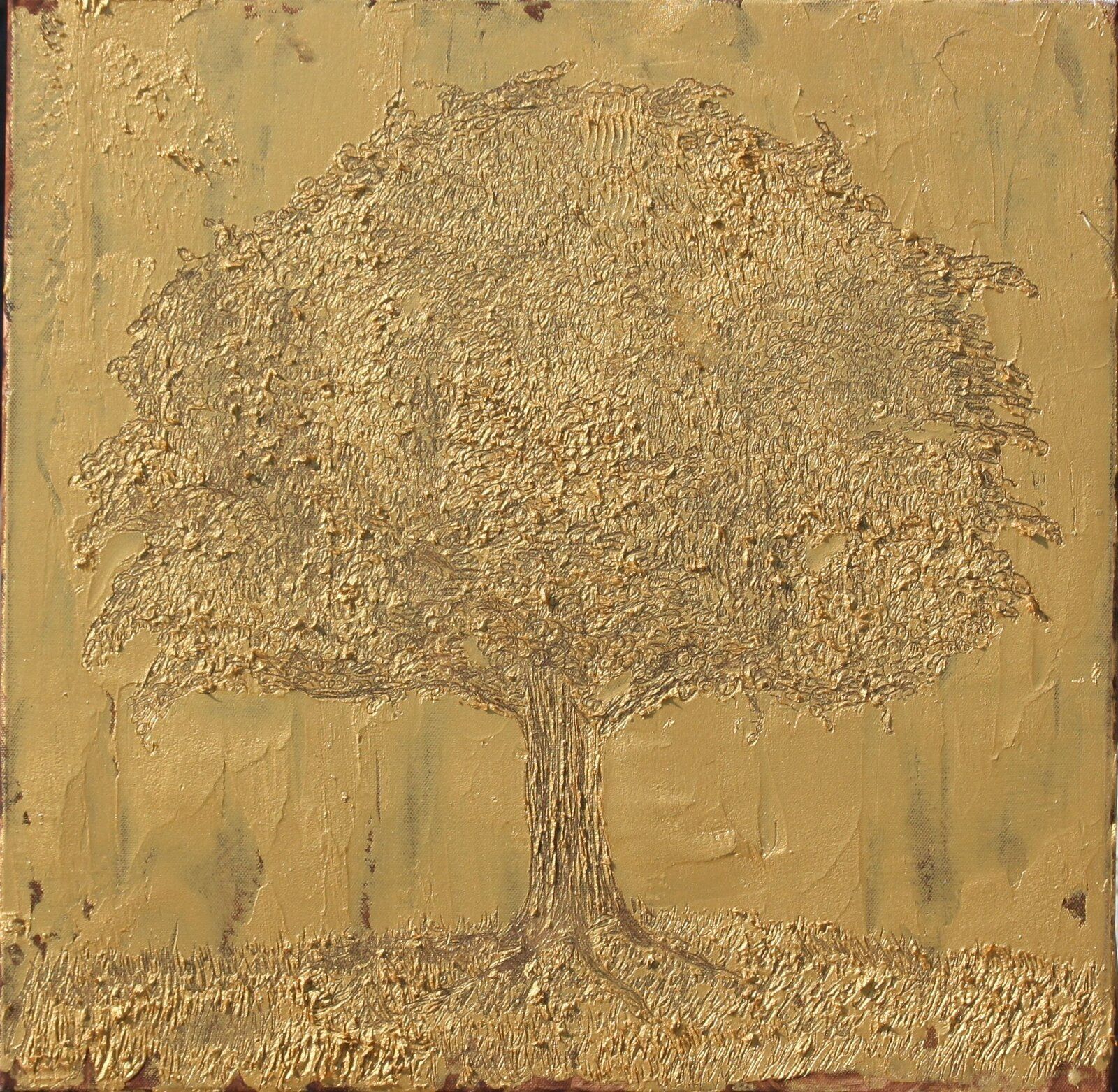 Gold O 2 50 Cm X 50 Cm Oil On Canvas 2019