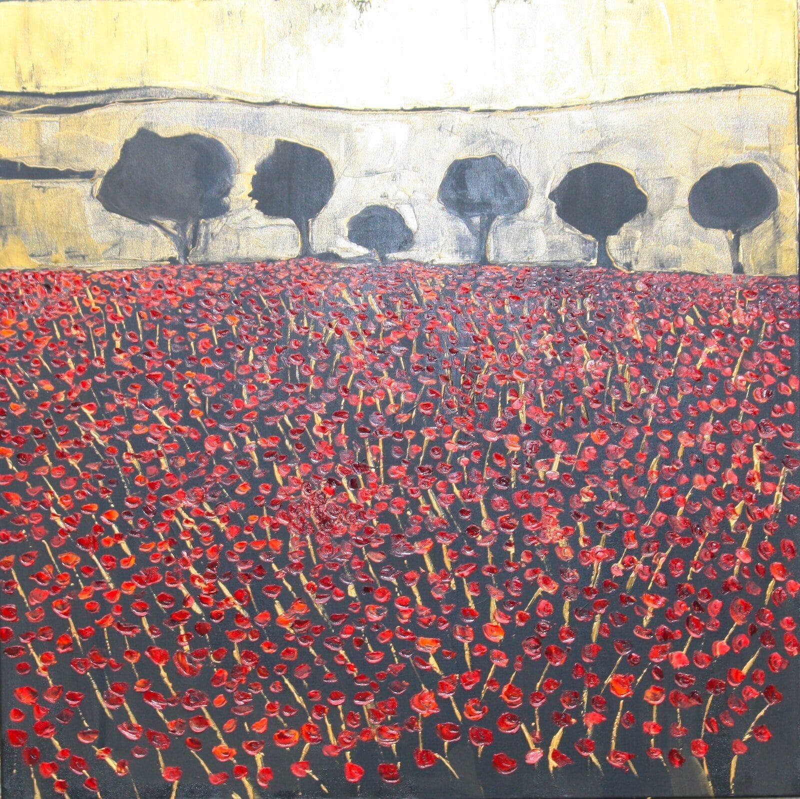 Hommage To Hemingway A Farewell To Arms 90 Cm X 90 Cm Oil On Canvas 2019