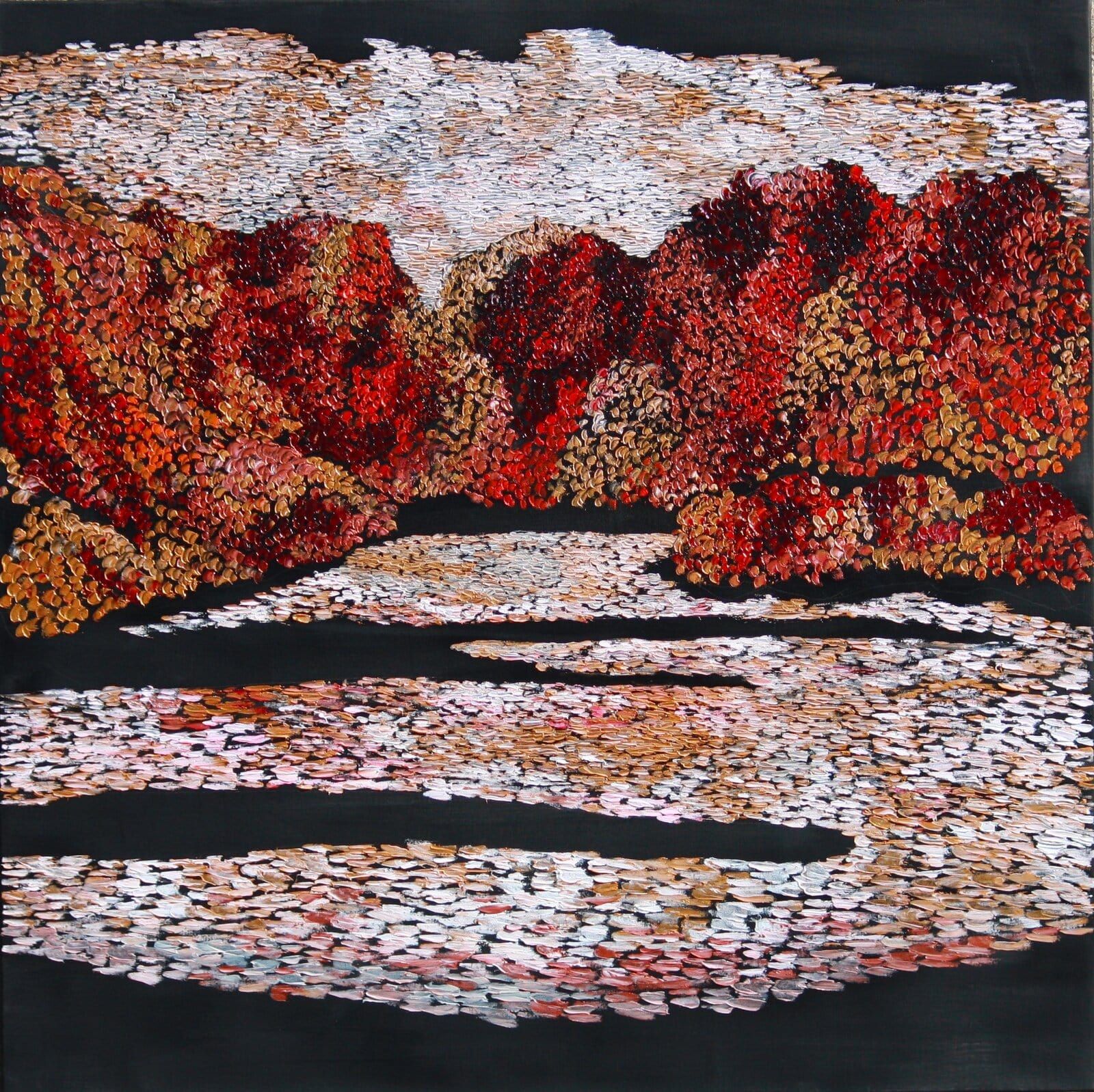 It S Printemps 100 Cm X 100 Cm Oil On Canvas 2020