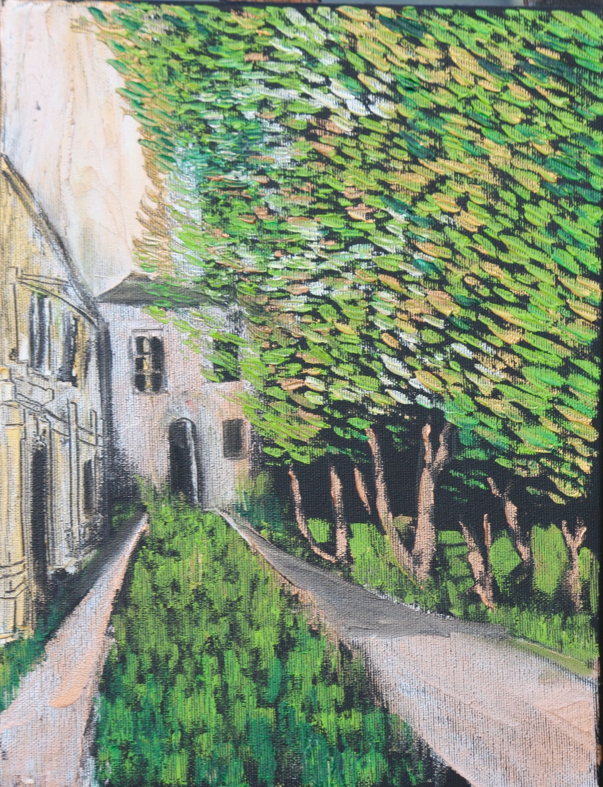 La cour de résidence lapin agile