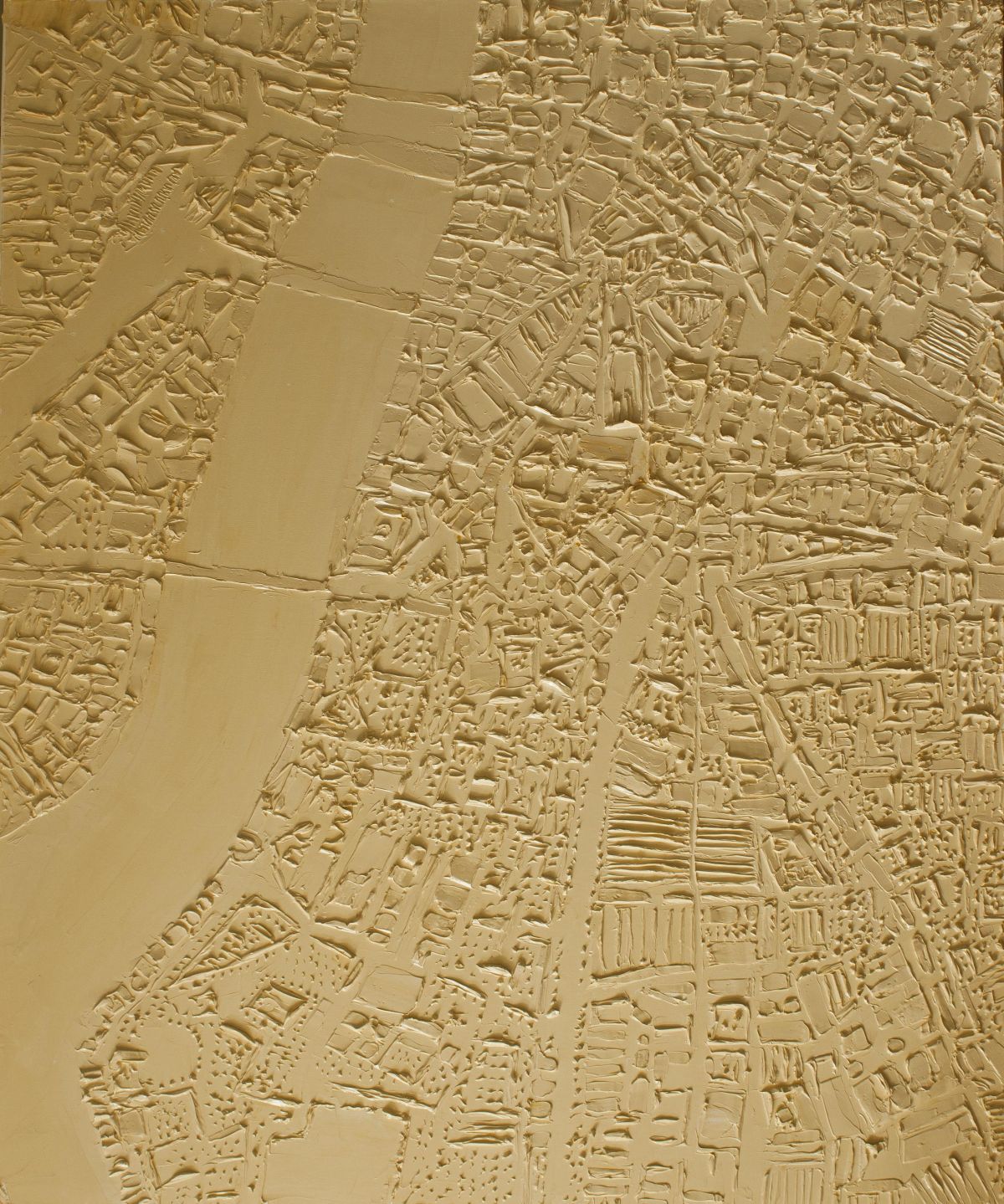 Londres Vue Aerienne 100 Cm X 120 Cm Huilesculpteesurtoile 2017