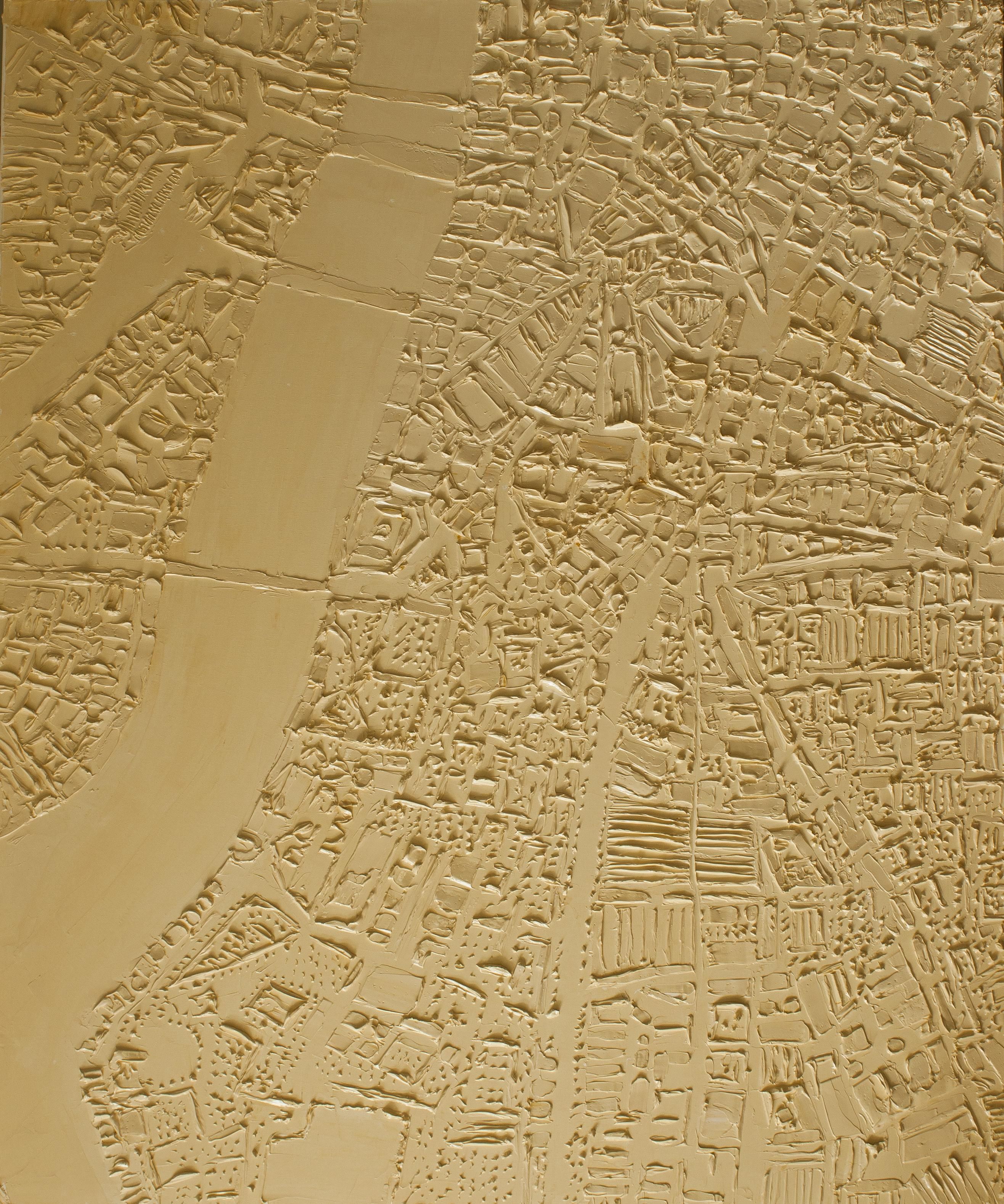 Londres Vue Aerienne 100 Cm X 120 Cm Huilesculpteesurtoile 2017