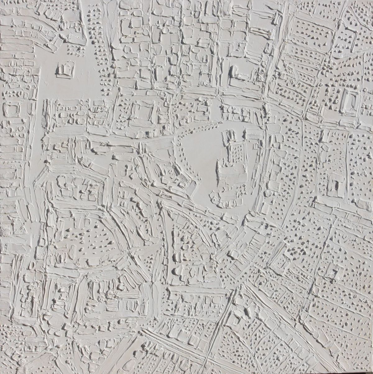 Social Butterfly 90 Cm X 90 Cm Huile Sur Toile 2017