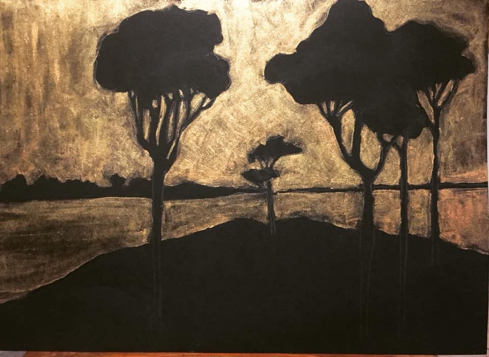 Pins Etude Oil On Paper Format A 3 2019