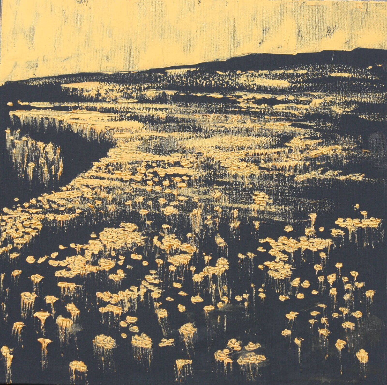 Poppy Fields Summer Walks 50 Cm X 50 Cm Oil On Canvas 2019