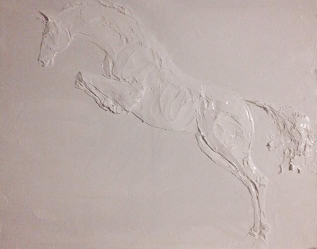 Ratina 25 F Huile Sculptee Sur Toile 2014