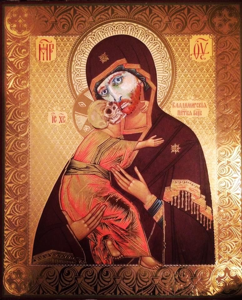 Saint Van Gogh And His Long Lost Child Oil On Board 2018 40 5 Cm X 20 5 Cm