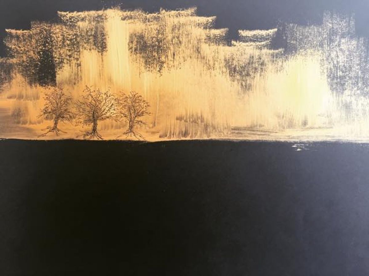 Storm 30 Cm X 42 Cm Oil Paint On Paper 2018