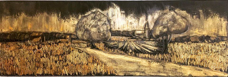 Summer Walks 25 Cm X 75 Cm Oil On Canvas 2019