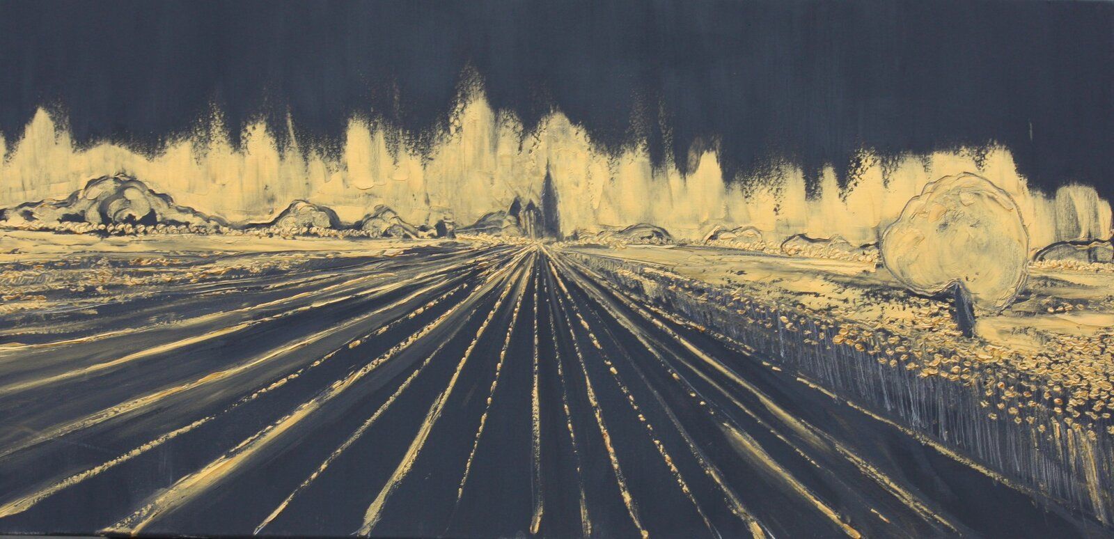 Summer Walks Val De Saire 50 Cm X 100 Cm Oil On Canvas 2019