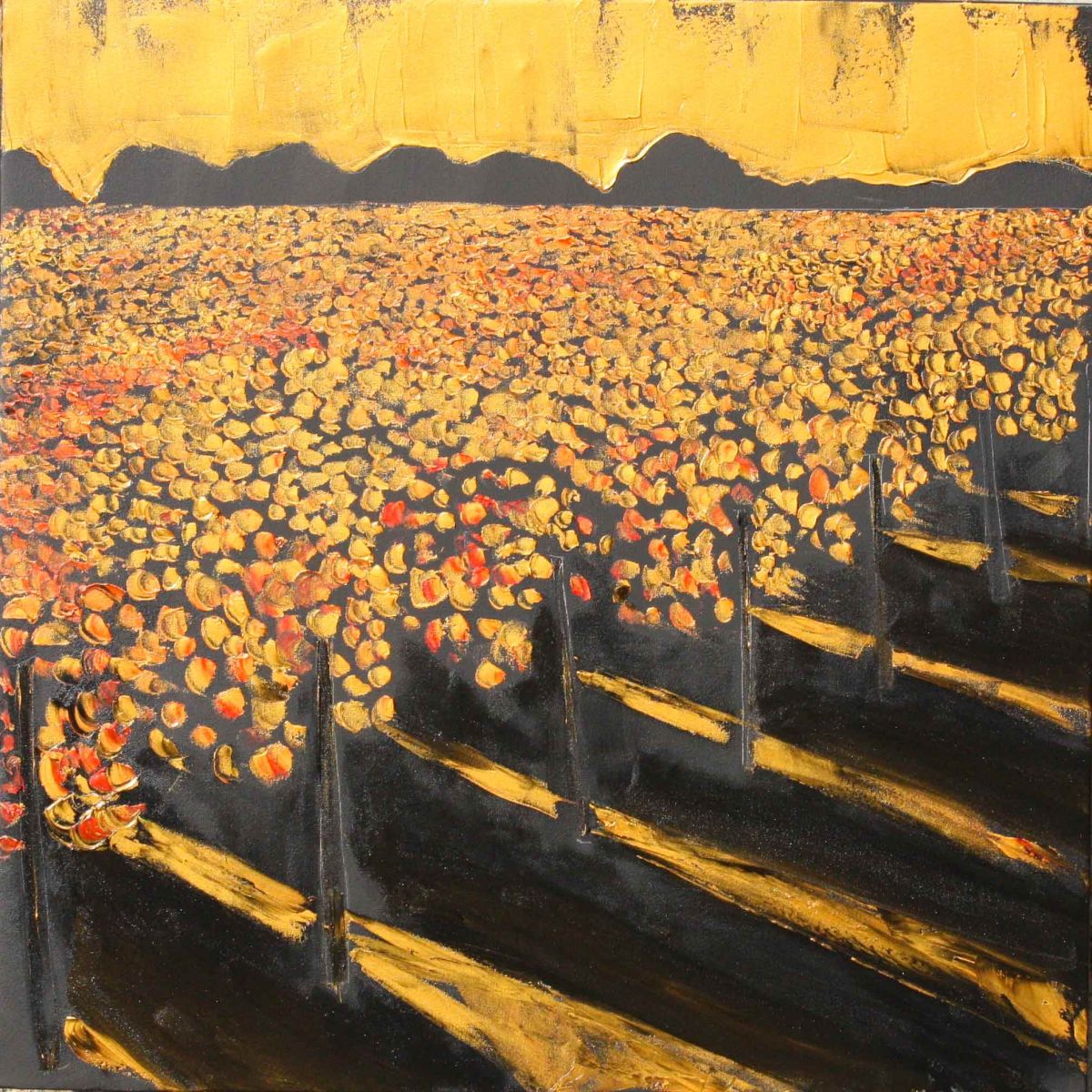 Vignobles Muscadet 70 Cm X 70 Cm Oil On Canvas 2019