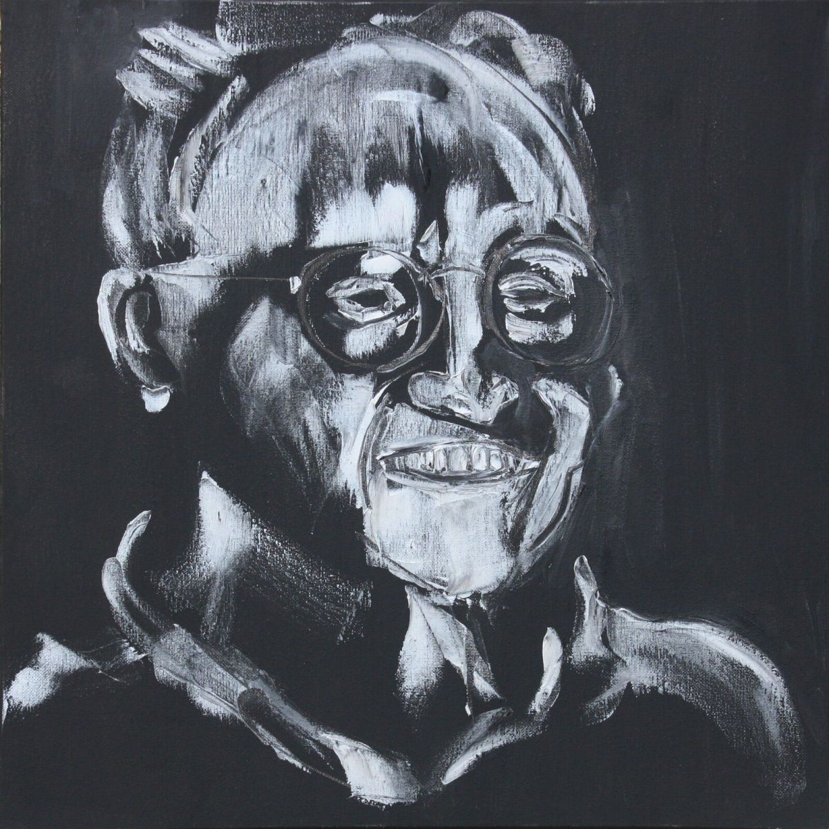 Welcome To Normandy David Hockney 50 Cm X 50 Cm Oil On Canvas 2019