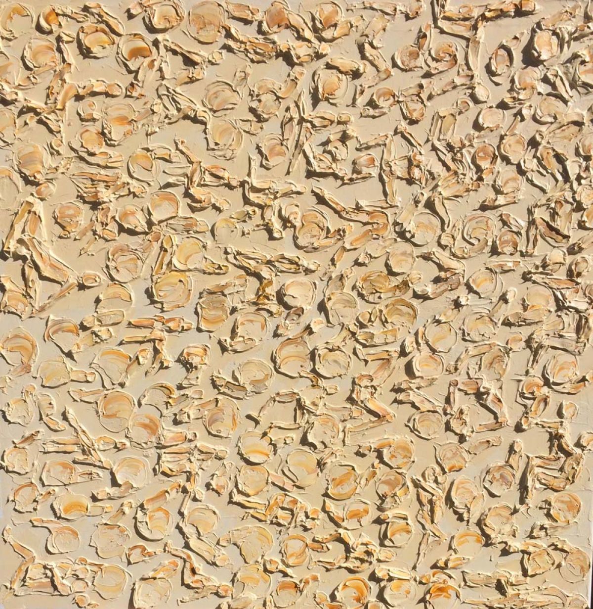 Whats This 80 Cm X 80 Cm Sculpted Oil Paint On Canvas 2016