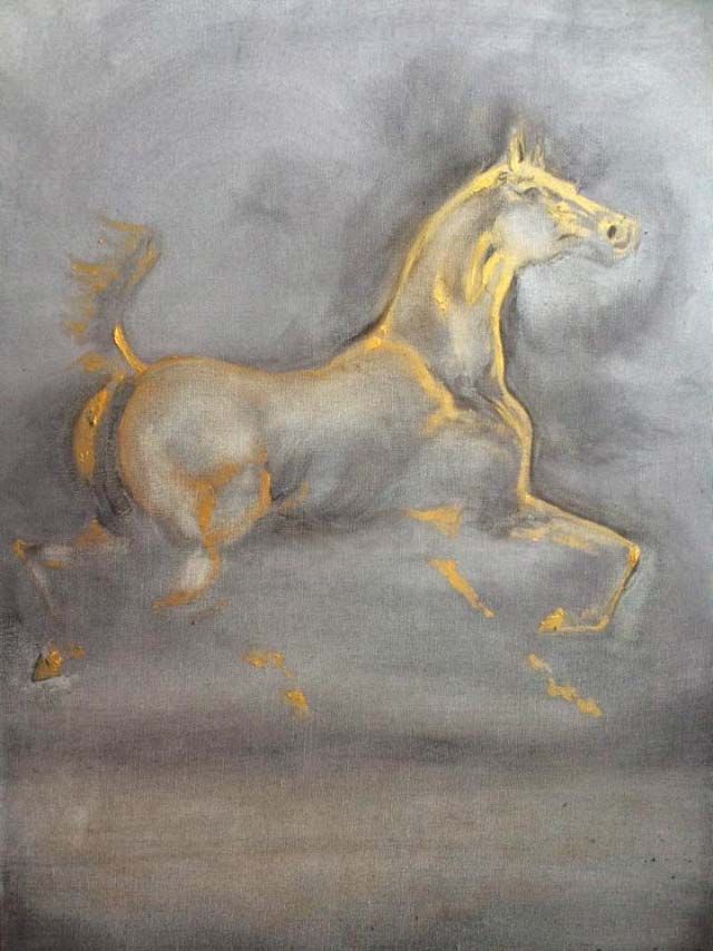 Fierte 44 Cmx 36 Cm Huile Sur Toile 2018