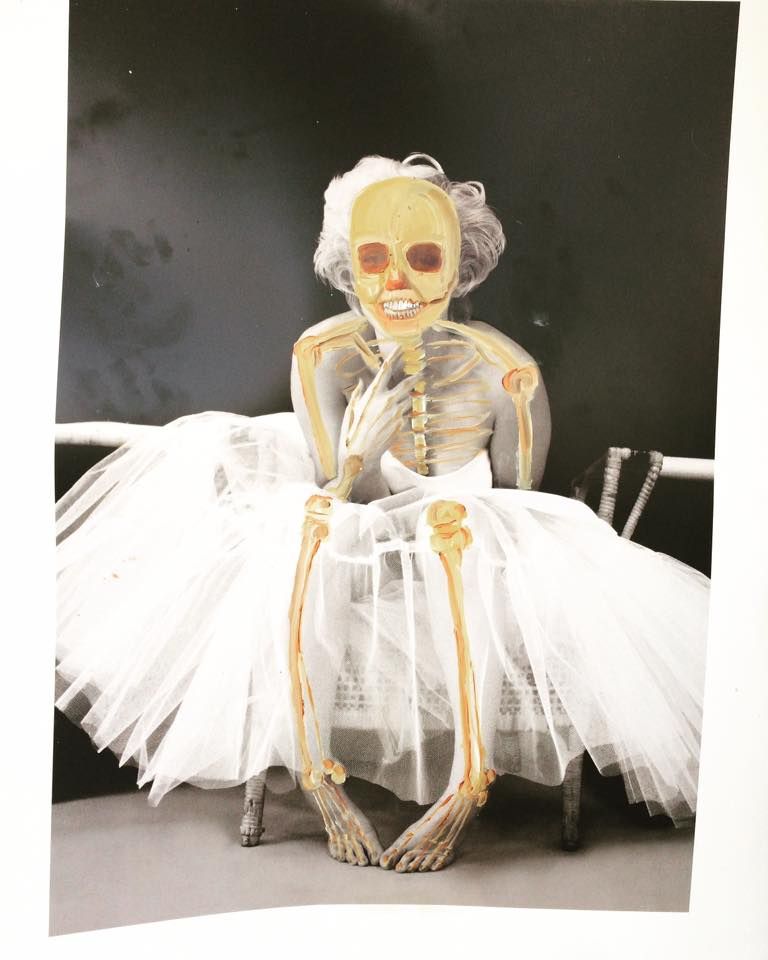 Marilyn Oil On Paper 2017