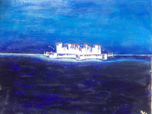 The Artists Island 80 Cm X 100 Cm Oil On Canvas 2004