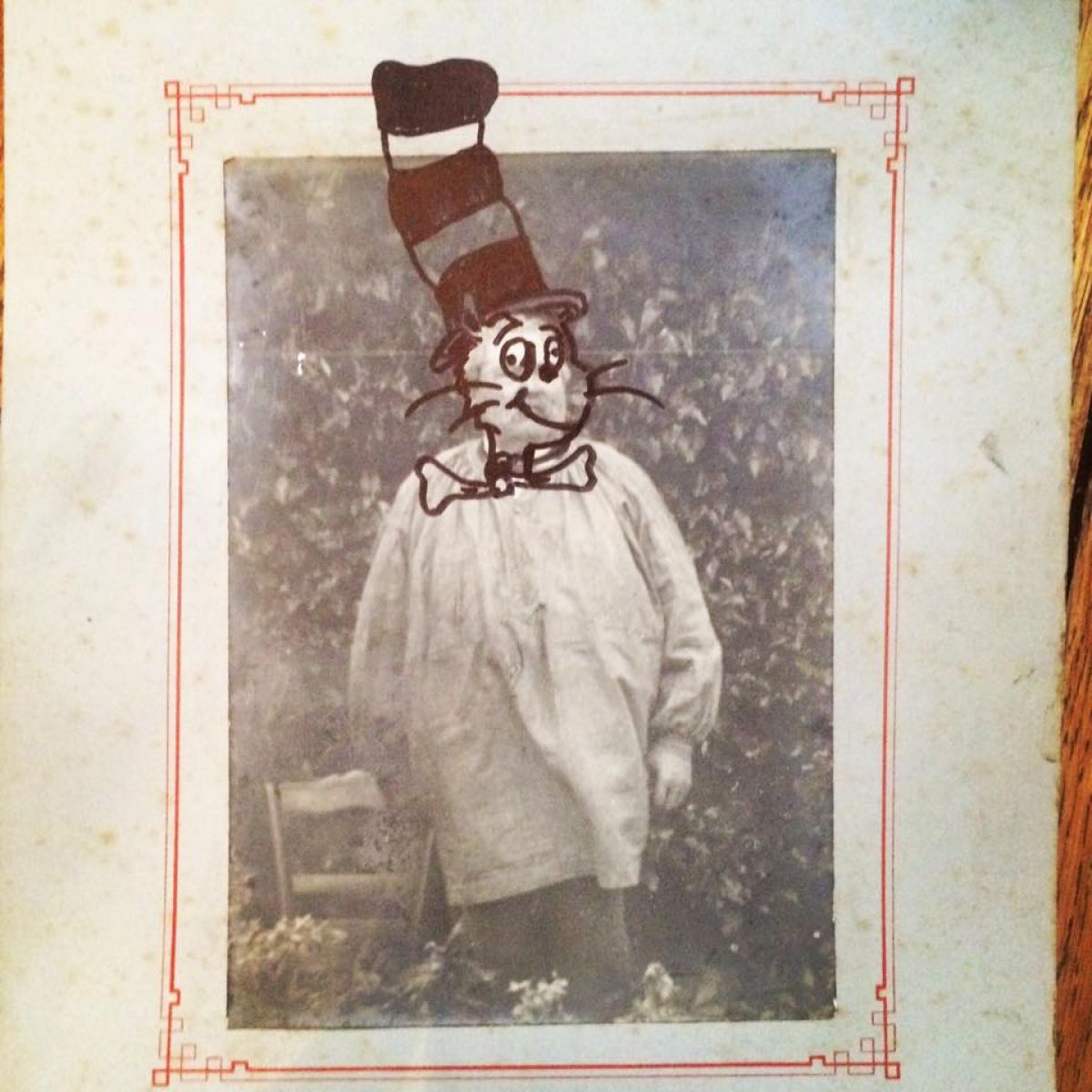 Chaton Maquignon 21 Cm X 27 Cm Oil On Vintage Photograph 2018