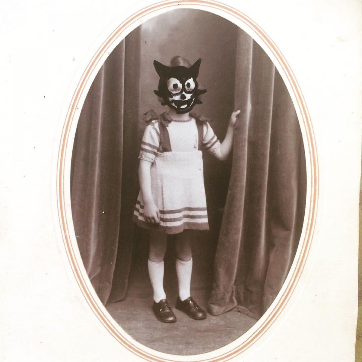 Felix 16 Cmx 21 Cm Ink On Vintage Photograph 2018