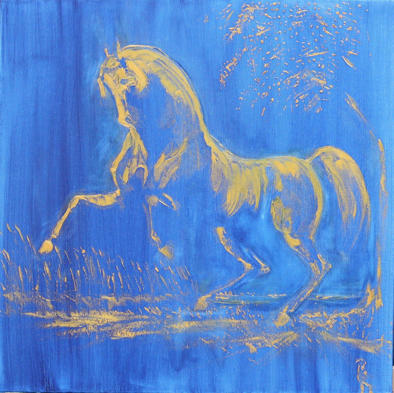 L Elegance 50 Cm X 50 Cm Oil On Canvas 2019