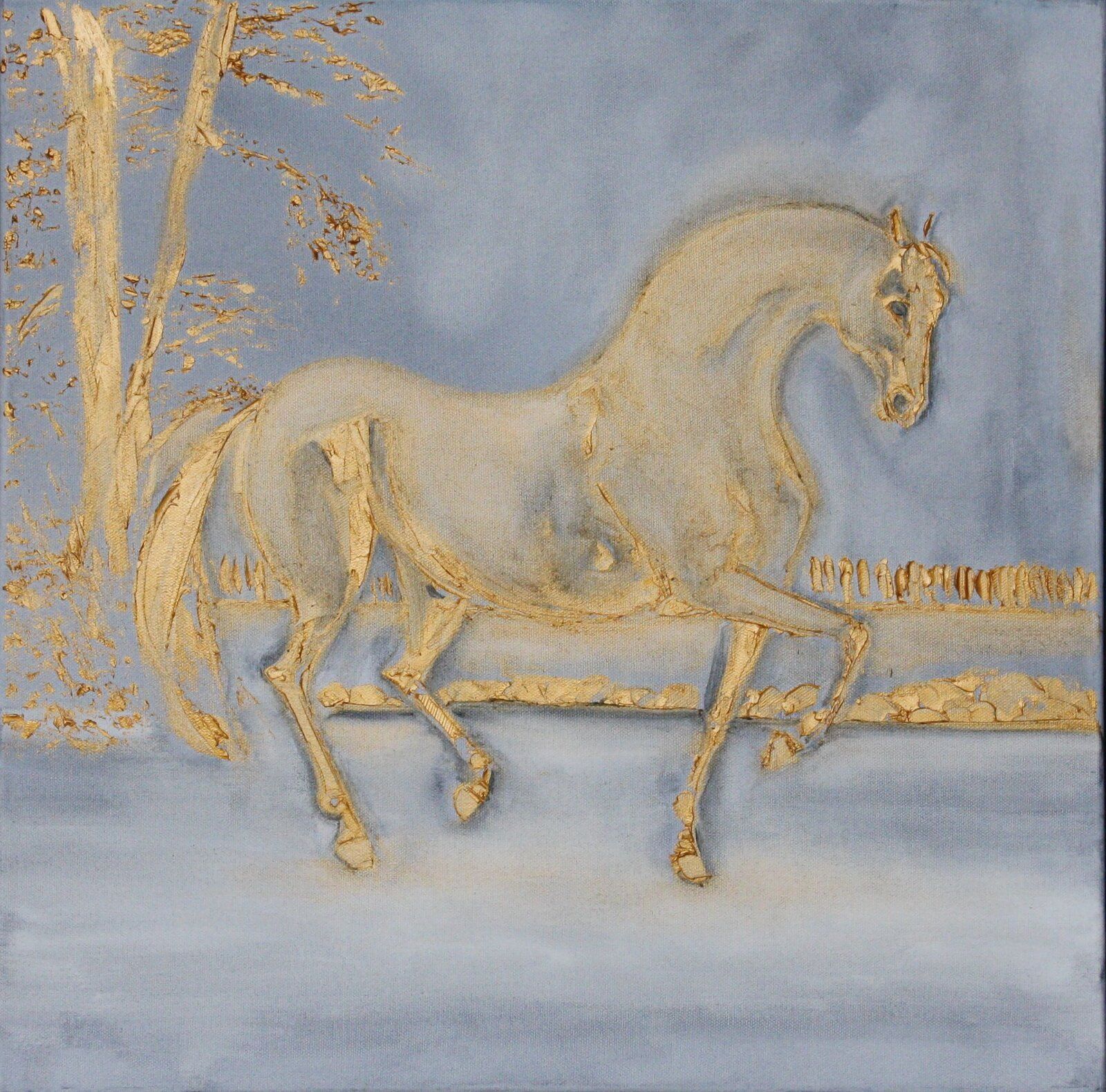 Piaffe 50 Cm X 50 Cm Oil On Canvas 2019