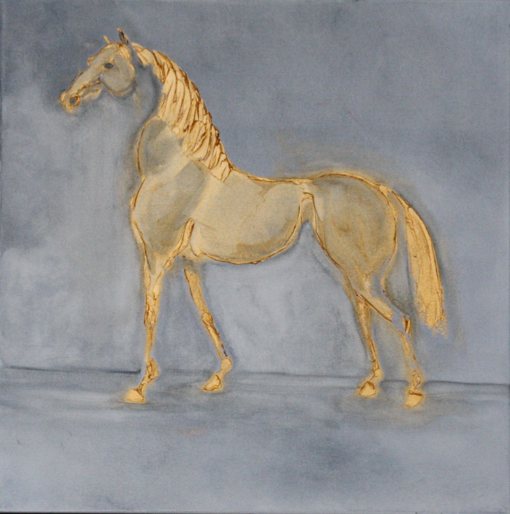 Merci Gericault 50 Cm X 50 Cm Oil On Canvas 2019